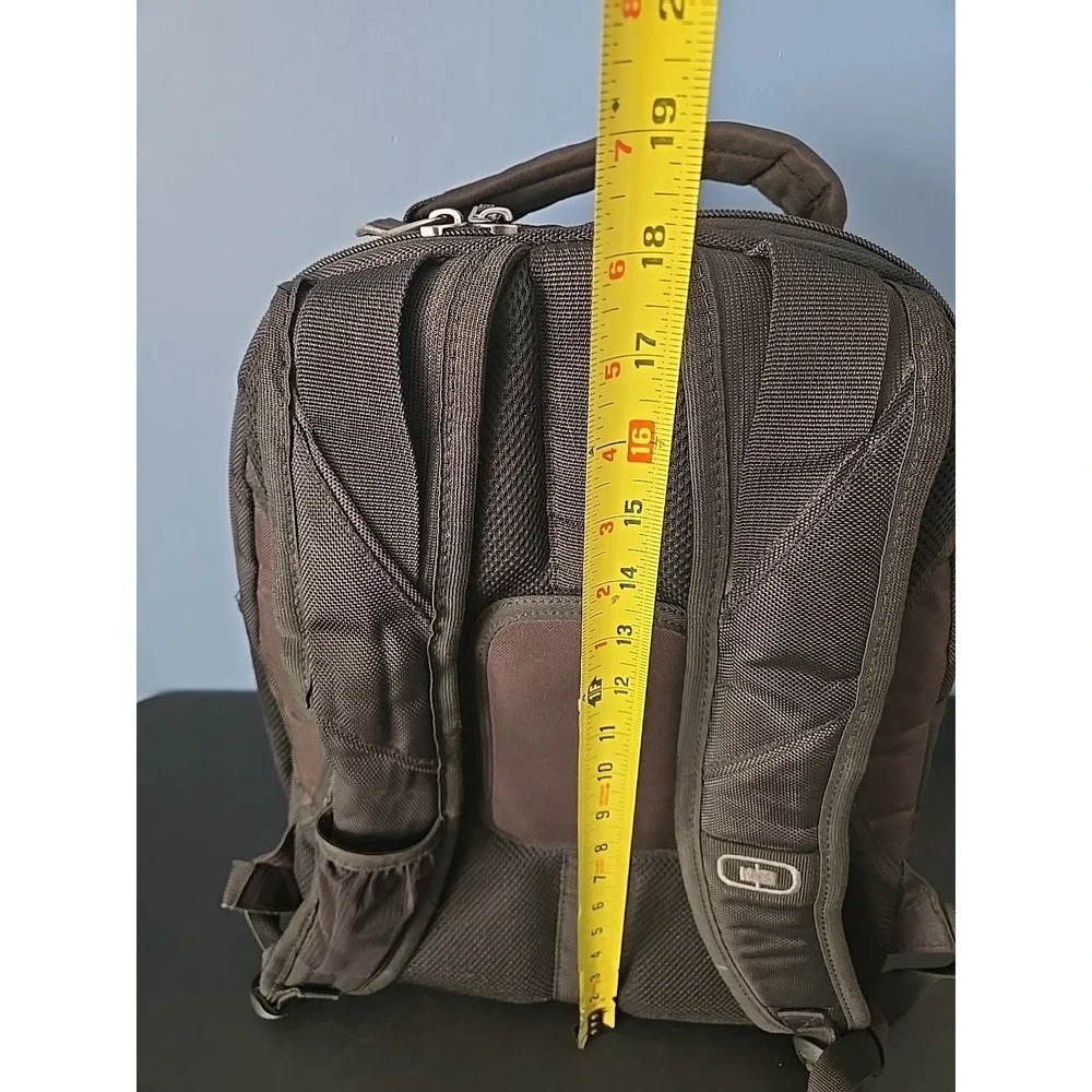 Ogio Gambit Laptop Backpack Black Travel Bag AFS Air Flow System Bk Racing ZAK